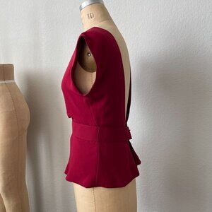 Silk Draped Open Back RAOUL top